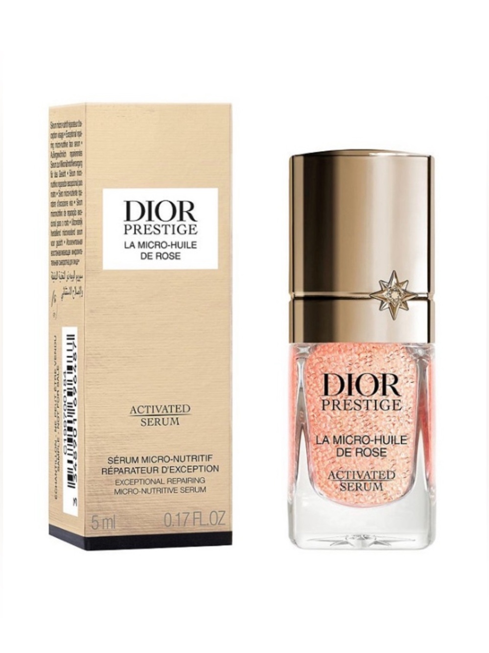 Dior Prestige La Micro-Huile de Rose Activated Serum Deluxe Travel Size 5 ml